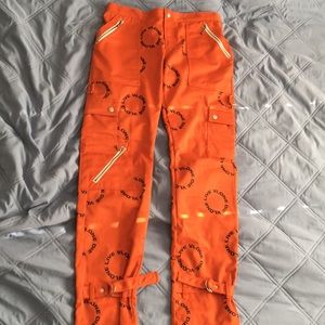 Vlone Bondage Pants (rare orange colorway)